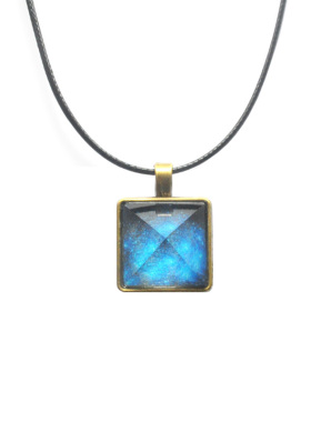 梦幻发光星空一对森系实拍吊坠