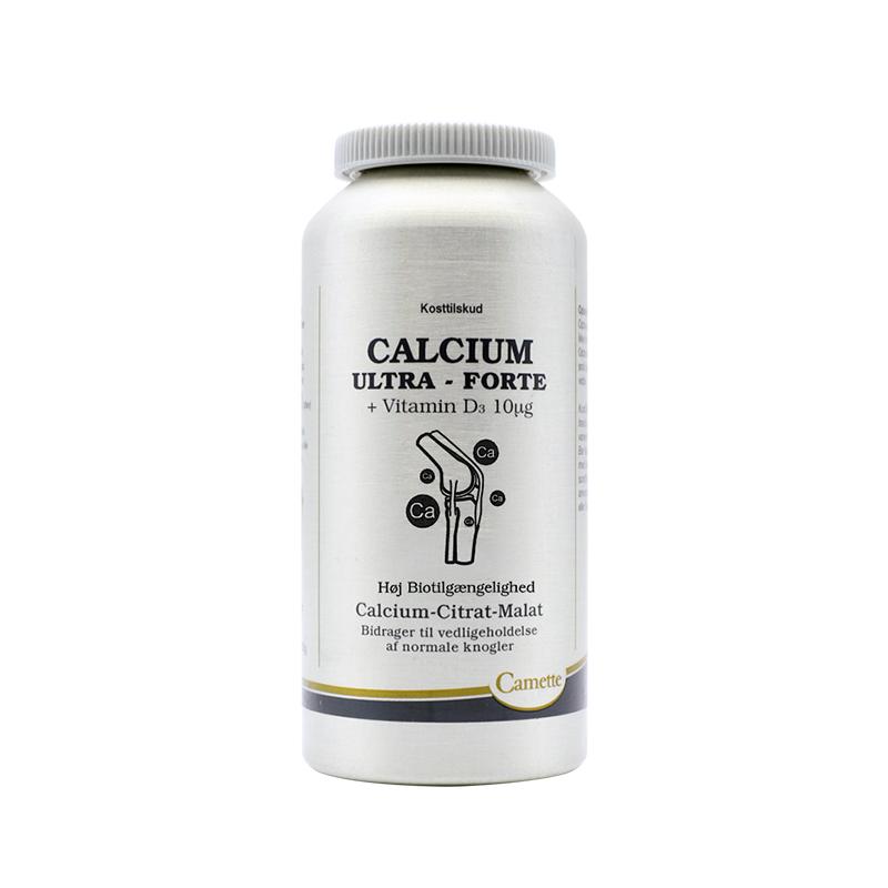 Camette丹麦凯麦特柠檬酸苹果酸有机钙片中老年孕妇期哺乳期补钙