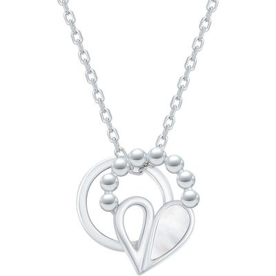 simplejoys白贝爱心锁骨链情侣