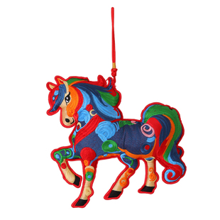 2026马年新年装饰氛围布置入户卧室门把手贺年挂件过年喜庆室内