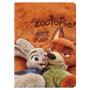 适用苹果ipadair7平板保护套ipad11疯狂动物城ipad10代9朱迪尼克ipadpro带笔槽8卡通情侣air5新款11英寸4皮纹