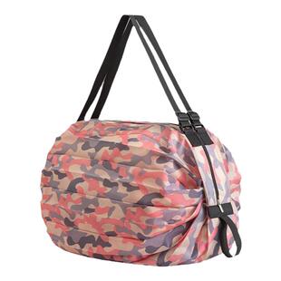 日本折叠风琴购物袋手提大容量收纳袋布袋单肩便携式旅行包买菜包