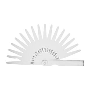 塞尺不锈钢0.01-5.0mm厚薄规间隙尺高精度单片气门测量套装量尺