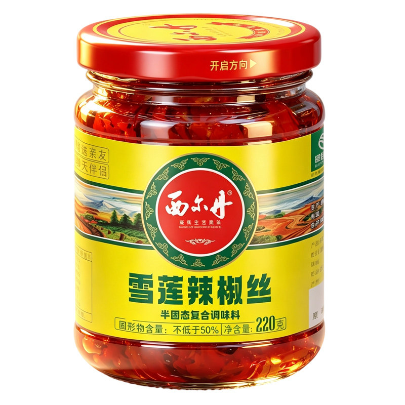 【官方正品】西尔丹雪莲辣椒丝
