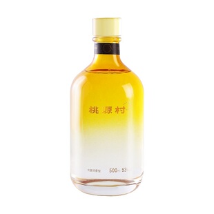 桃源村·贵53度500ml纯粮食礼盒送长辈清香型白酒正品官方旗舰店