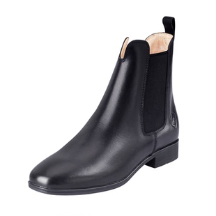 Cavassion切尔西马术短靴马靴男防滑防脱一脚蹬牛皮靴骑马靴女靴