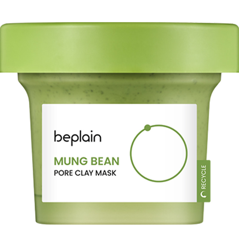 【抢前48H加赠】韩国beplain绿豆清洁泥膜祛痘毛孔敏肌控油120ml