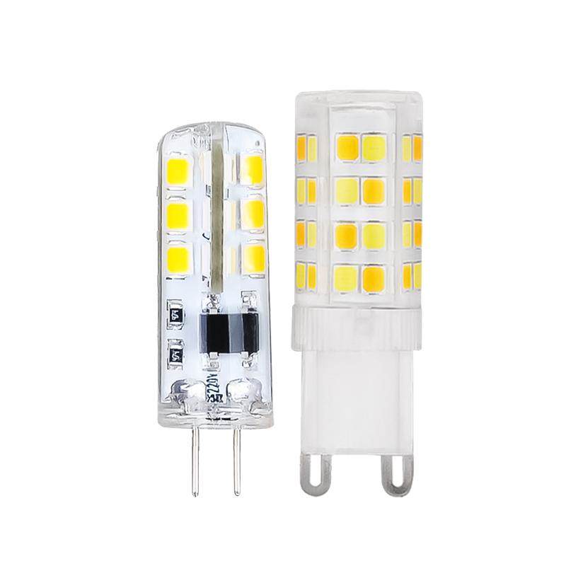 三色变光g4灯珠led二针插脚低压12v水晶灯插泡220v超亮g9光源节能