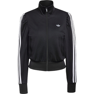 Adidas/阿迪达斯官方正品三叶草新款女黑白色亲肤夹克外套KS1362