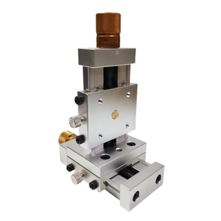 精密燕尾槽拖板滑台手拧丝杆XY轴十字滑块工作台直线模组焊接机器