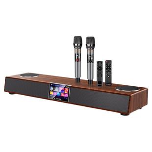 山水91F客厅家用KTV家庭影院电视音响语音点歌机回音壁无线麦话筒