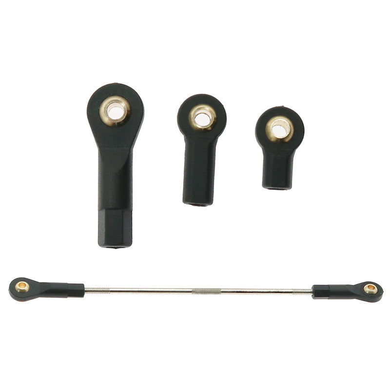 M2/M2.5/M3黑色球头扣 球头拉杆 万向球头扣 模型 机器人航模玩具