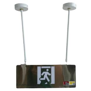 疏散指示牌吊装杆应急指示灯空心挂钩吊件消防安全出口悬挂吊杆