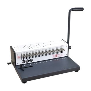 30孔活页单线圈雷盛KD15笔记本打孔机硬夹条活页圈开口圈环打孔机自由调孔台历小册子打孔装订机