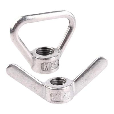 304不锈钢羊角螺母三角吊环螺母