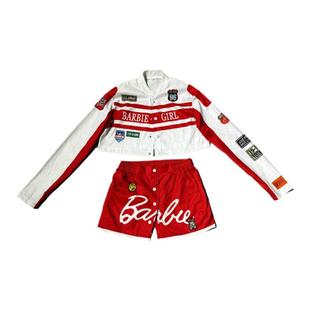 韩舞kpop女团打歌服机车短外套酒吧dj打碟表演套装爵士跳舞衣服