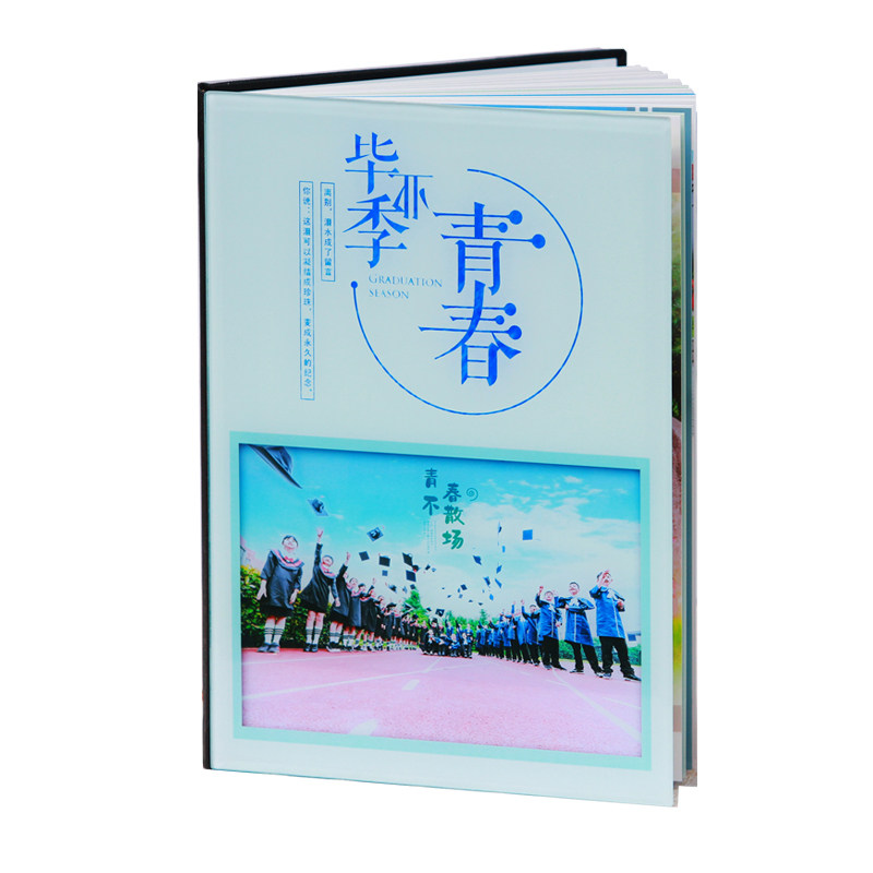 同学会相册幼儿园水晶企业画册通序录定制战友聚会毕业纪念册制作