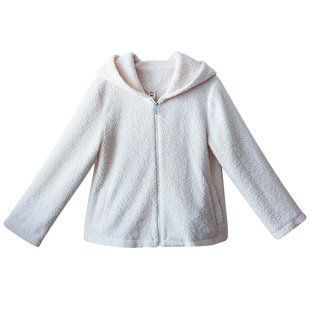 忆旧【秋风寻诗】纯色连帽泰迪绒短款外套女新款无袖马甲2025冬季