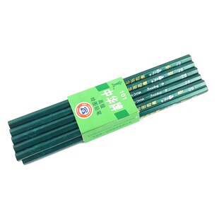 中华牌绘图铅笔小学生中华铅笔 2H HB 2B 六角杆素描考试书写铅笔