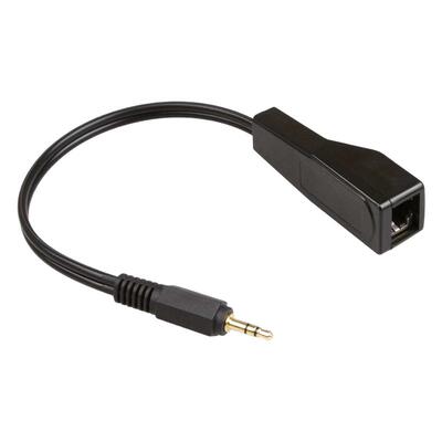 RJ45母转3.5公RJ45母转2莲花公带扩展器加网线延长线305米音频线
