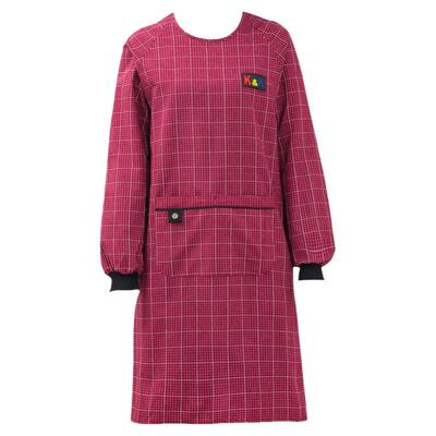 罩衣家用棉布长袖围裙工作服女