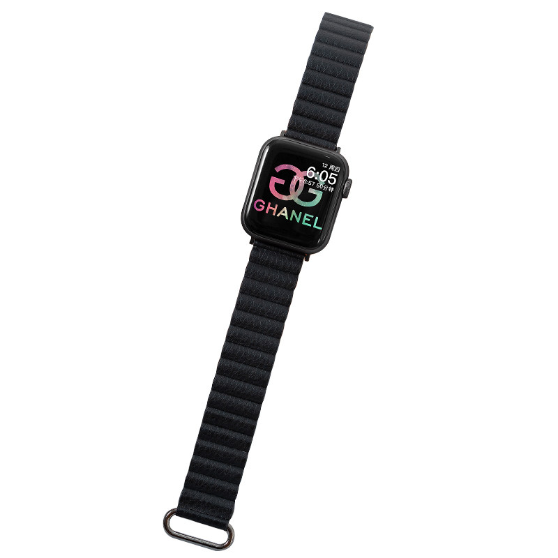 匠戴适用iWatch真皮磁吸创意表带