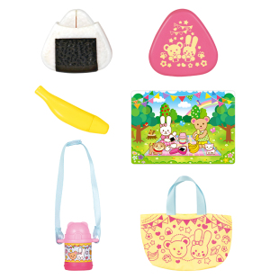 咪露配件娃娃儿童女孩玩具郊游套装书包小学生过家家仿真模型礼物