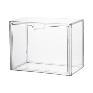 书本收纳盒透明亚克力展示盒手办绘本书架cd专辑置物书籍防尘神器