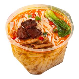 神宫河粉速食真牛肉粉桶装香辣扁粉夜宵泡面宿舍加班充饥方便食品