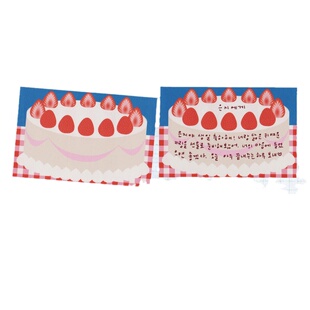 韩国fruitfries水果甜点便签纸无粘性复古便签本可撕彩色小素材纸