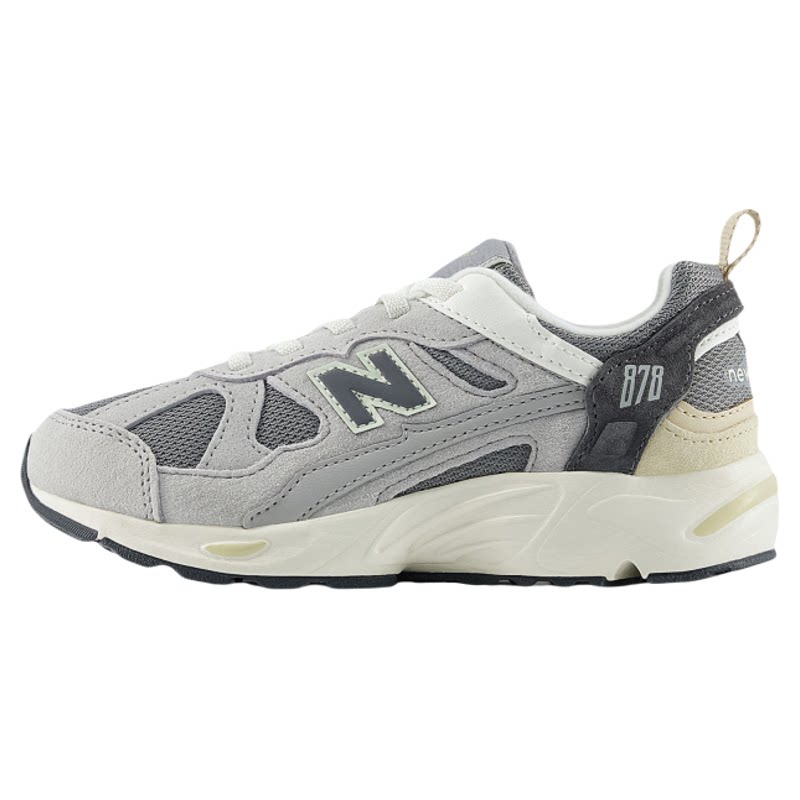 Newbalance nb官方童鞋 4~7岁中童夏季网面复古拼接休闲运动鞋878
