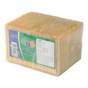 一次性3600支牙签盒家用酒店商用餐厅饭店双头单头尖细竹制剔牙桶