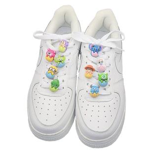 卡通可爱空军一号af1小白鞋鞋子上的装饰品鞋带装饰扣diy鞋扣配件