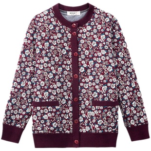 秋冬新款桑蚕丝棉袄妈妈装保暖上衣圆领中老年开衫保暖棉衣外套女