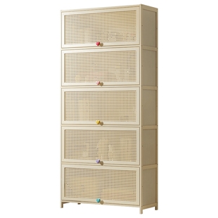 收纳柜客厅多层零食储物柜儿童玩具宝宝衣服置物柜子夹缝隙柜书柜