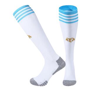 世界杯阿根廷足球袜子毛巾底男女运动长筒过膝儿童训练袜梅西同款
