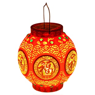 太阳能红灯笼过新年春节元宵庭院挂饰氛围灯家用阳台户外装饰吊灯
