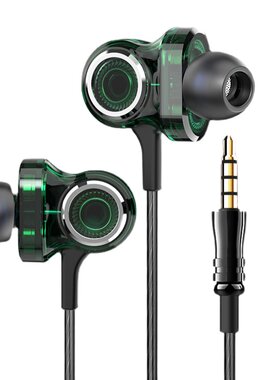铂迈 绿水鬼i8无损音质六核六动圈HiFi耳机入耳式有线高音质耳塞