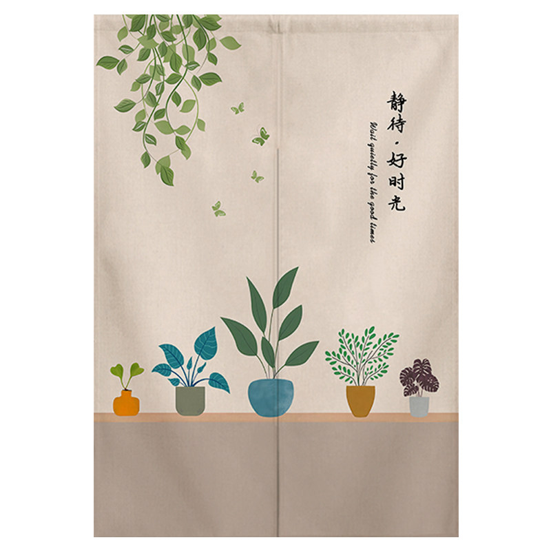 门帘隔断帘卧室房间家用半帘厨房布帘遮挡帘子卫生间厕所欧式挂帘