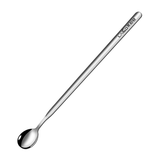 316L不锈钢搅拌勺子长柄咖啡勺加长奶粉搅拌棒甜品勺调料精致小勺