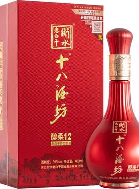十八酒坊39度醇柔12480mL整箱装