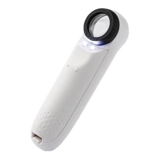 圣德名图高倍手持鉴定放大镜40高清电子维修LED带灯珠宝钻石玉钱币邮票字画银元高倍1000光学扩大镜便携式