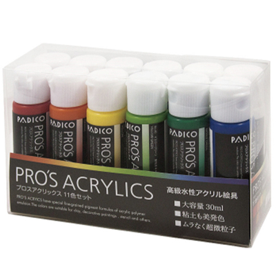 日本padico粘土上色丙烯颜料