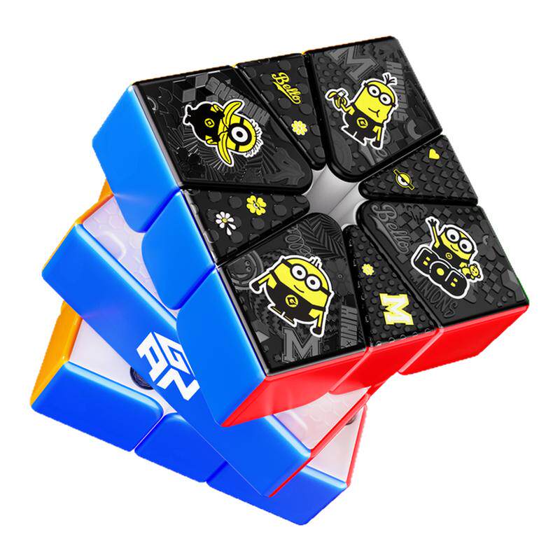 小黄人智能磁吸雾面益智魔方