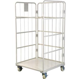 折叠物流台车可定制笼车网格装卸车推拉车工具推车快递分拣物流车