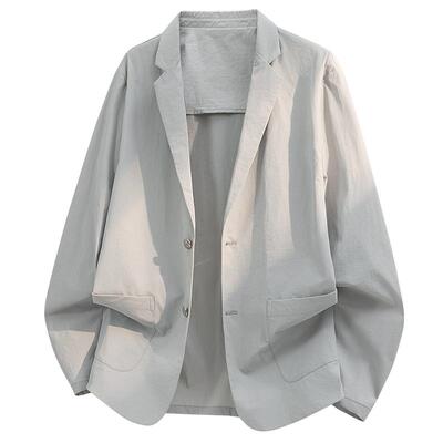 罗蒙夏季薄款防晒西服男