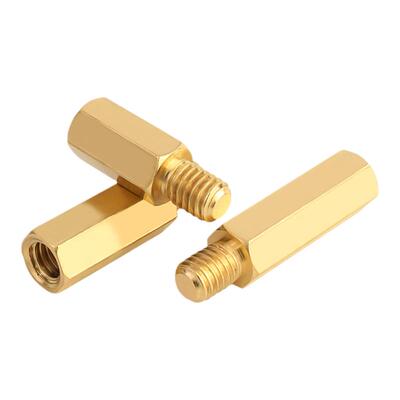 【专票13%】金超铜单头六角铜柱