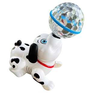 婴幼儿玩具0一1岁电动顶球小狗360度小宝宝音乐2婴儿抬头练习玩具