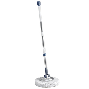 拖把杆旋转通用替换杆不带桶家用一拖净干湿两用大号棉线吸水拖布