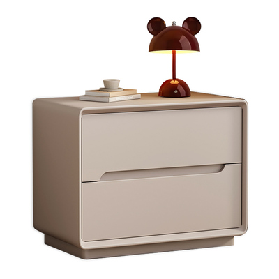 高端实木烤漆床头柜2025新款简约